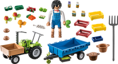 Playmobil® Country Harvester Tractor with Trailer components