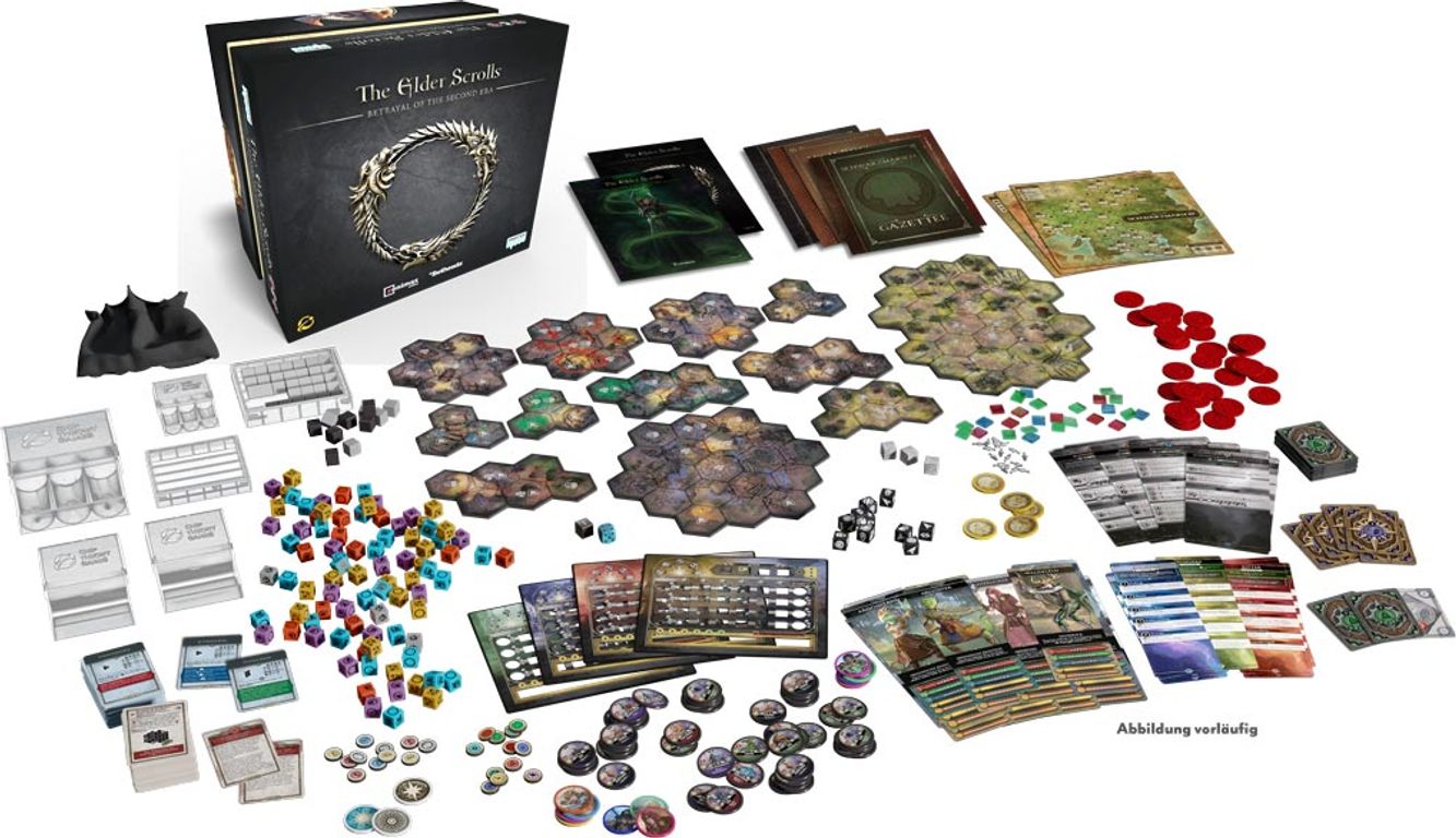 The Elder Scrolls: Betrayal of the Second Era components