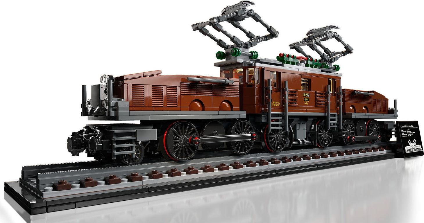 LEGO® Icons Locomotiva coccodrillo componenti