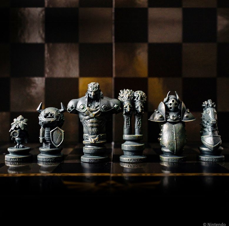The Legend of Zelda Collector's Chess Set composants