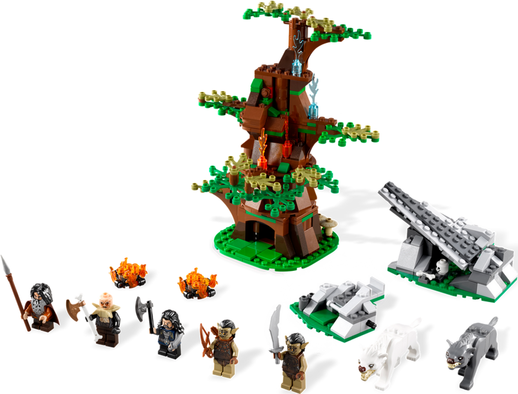 LEGO® The Hobbit Attack of the Wargs partes