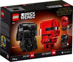 LEGO® BrickHeadz™ Kylo Ren™ y Soldado Sith parte posterior de la caja