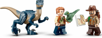 LEGO® Jurassic World Velociraptor: Biplane Rescue Mission​ minifigures