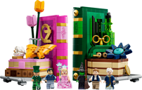 LEGO® Wicked Glinda & Elphaba Bookends components