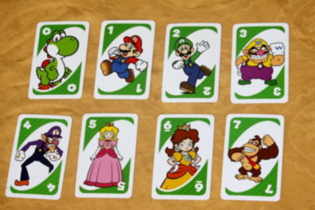 Uno: Super Mario cards