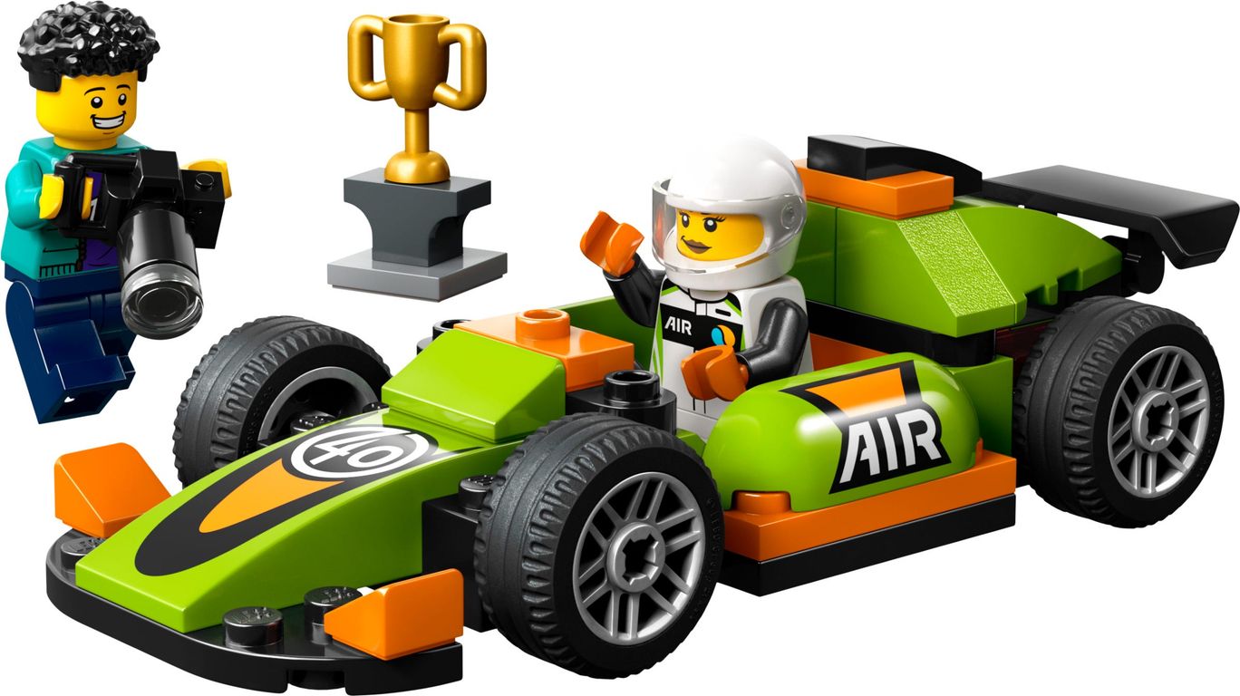 LEGO® City Green Race Car components