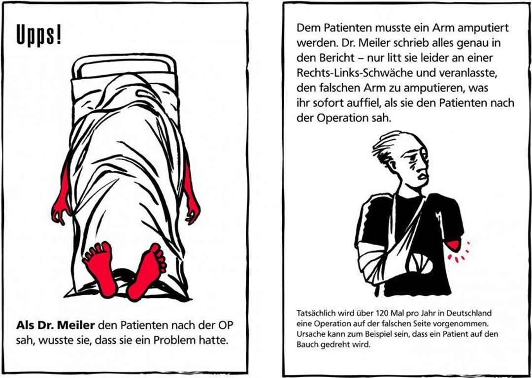 Black Stories: Medizin Edition cartes