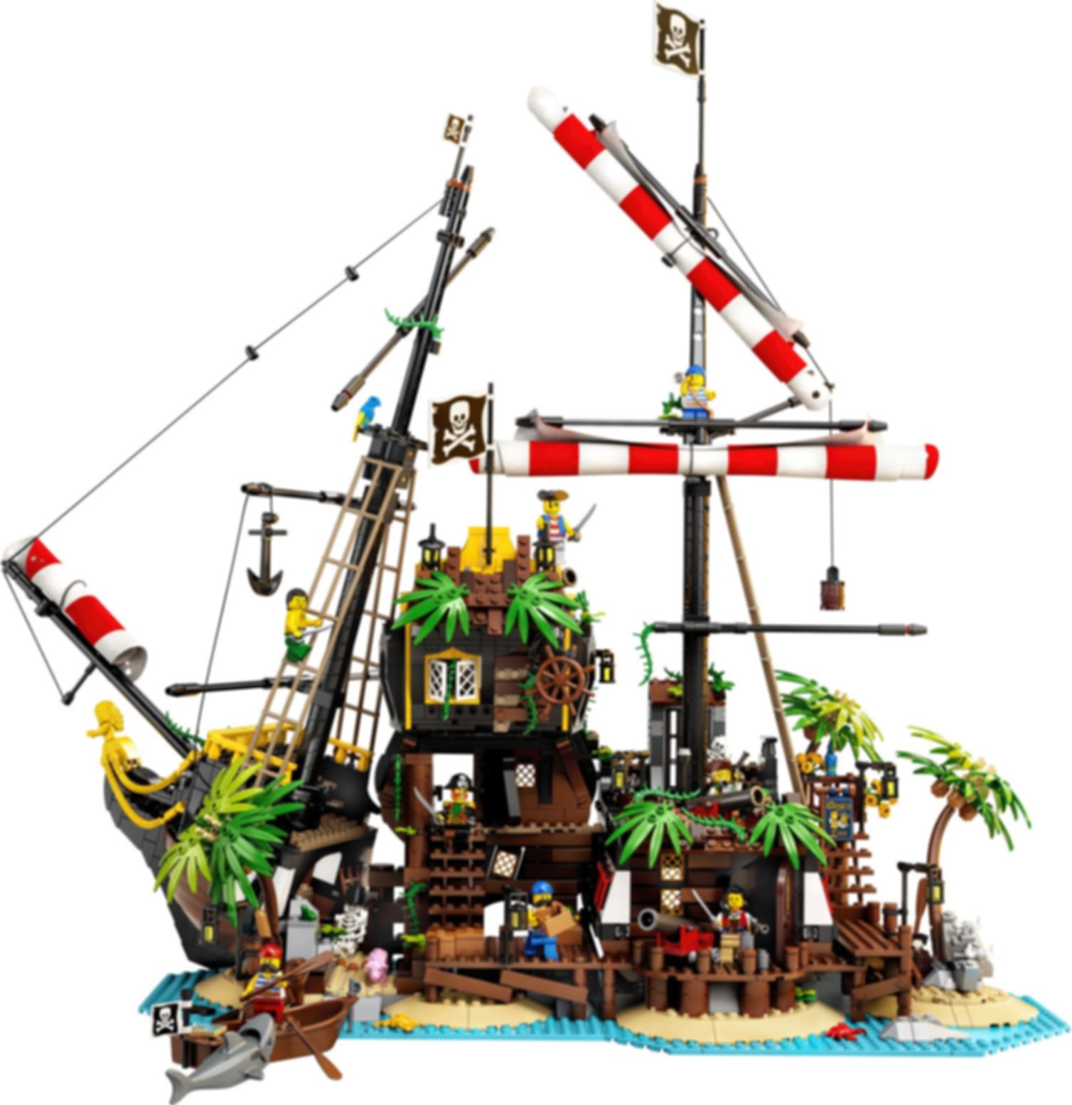 LEGO® Ideas Piratas de Bahía Barracuda jugabilidad