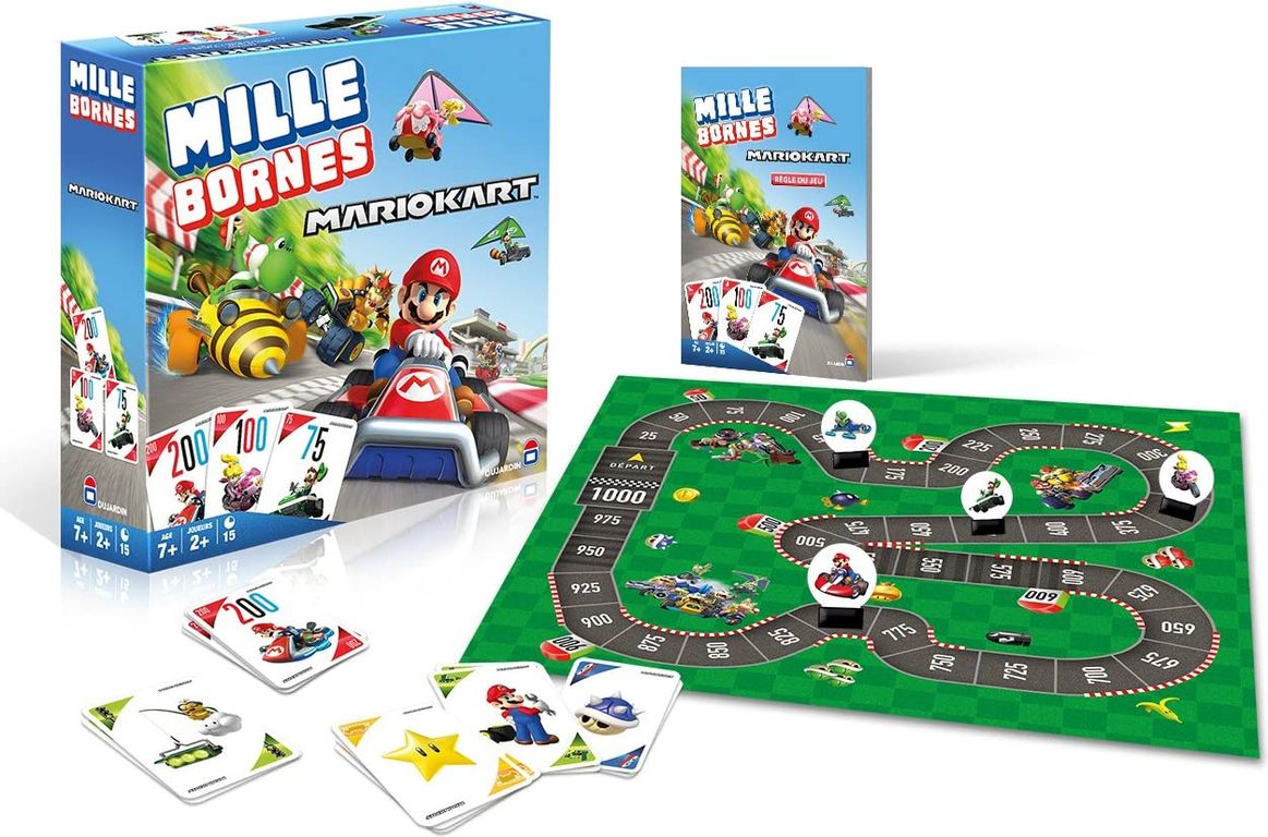 Mille Bornes: Mario Kart partes