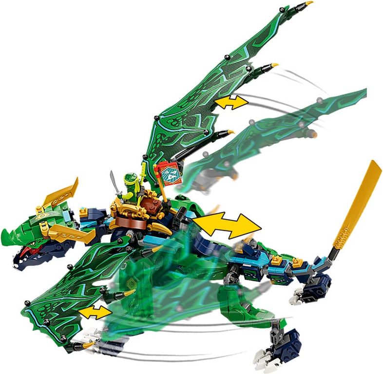 LEGO® Ninjago Lloyd’s Legendary Dragon components