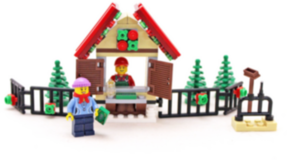 LEGO® Icons Christmas Tree Stand componenti