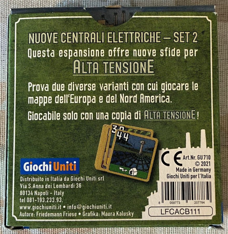 Alta Tensione: Nuove Centrali Elettriche – Set 2 torna a scatola