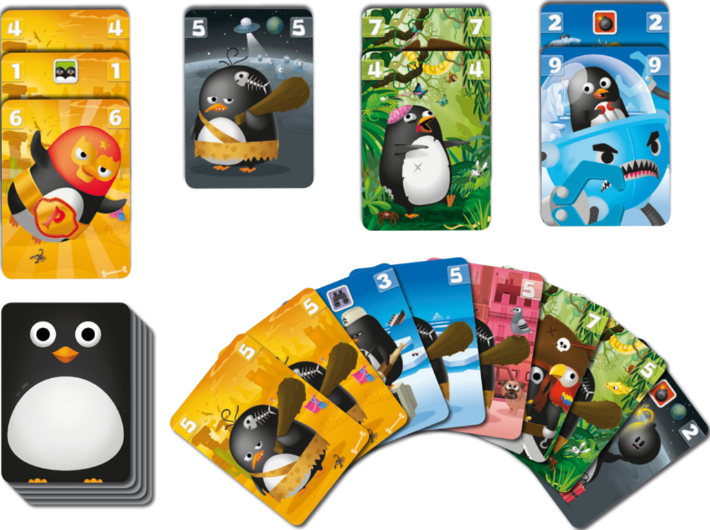Zany Penguins cards