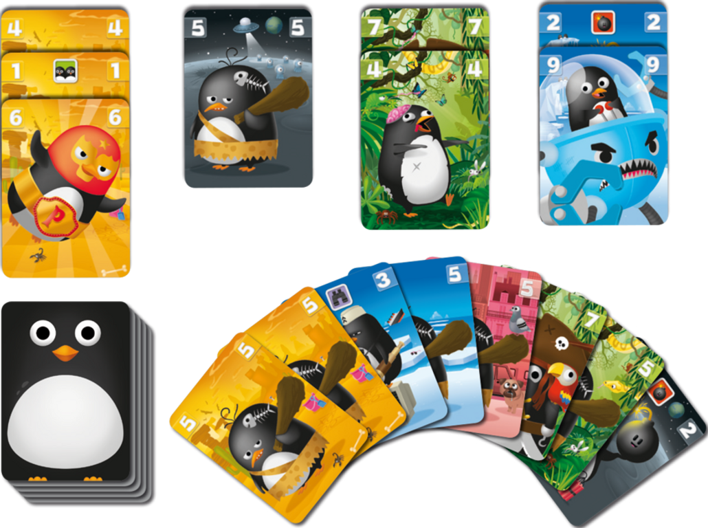 Zany Penguins cartas