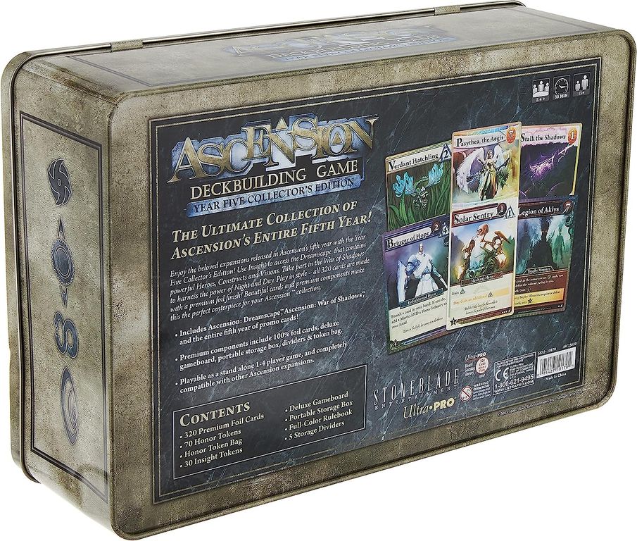 Ascension: Year Five Collector's Edition parte posterior de la caja