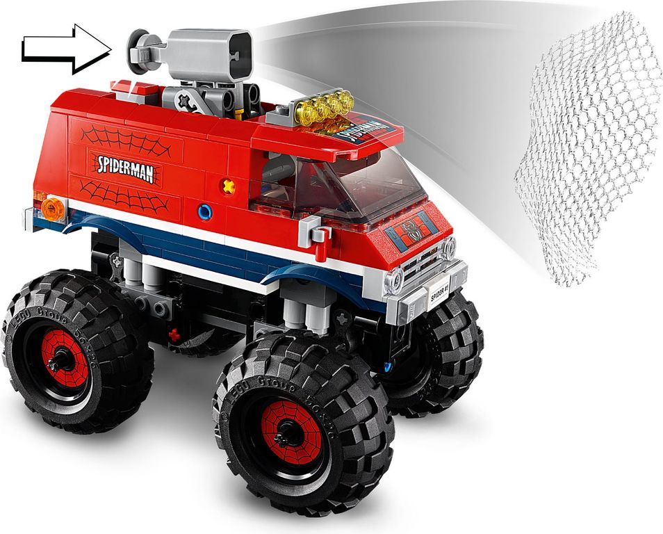 LEGO® Marvel Spider-Man's Monster Truck vs. Mysterio components