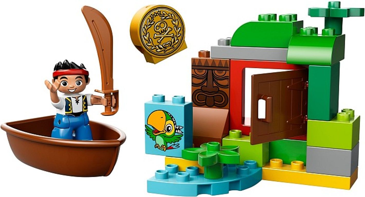 LEGO® DUPLO® La chasse au trésor de Jake composants