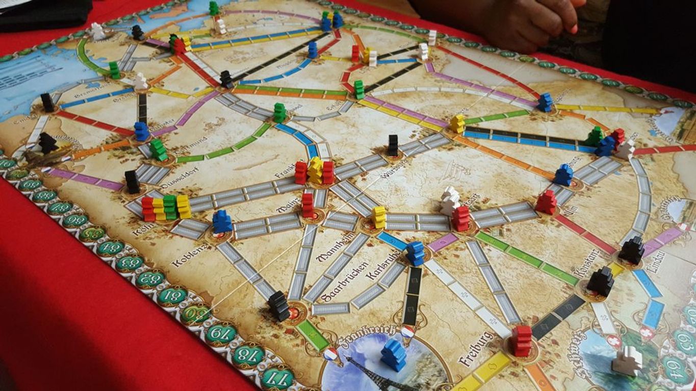 Ticket to Ride: Germany components