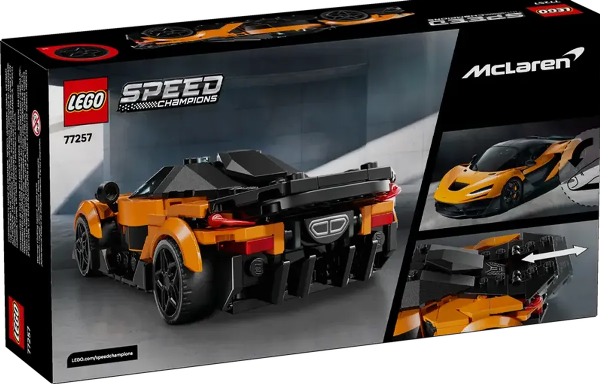 LEGO® Speed Champions McLaren W1 rückseite der box