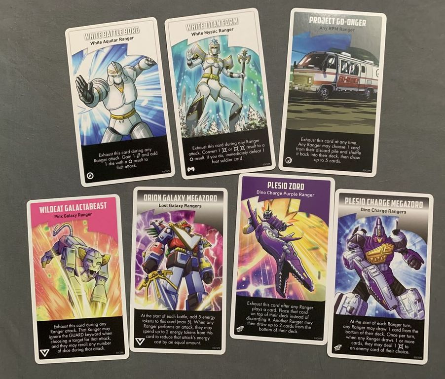 Power Rangers: Heroes of the Grid – Ranger Allies Pack #3 cards
