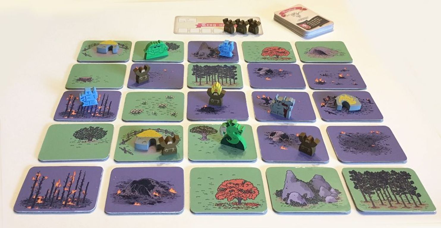 Trogdor!!: The Board Game componenti