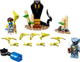 LEGO® Ninjago Set de Batalla Legendaria: Jay vs. Serpentine partes