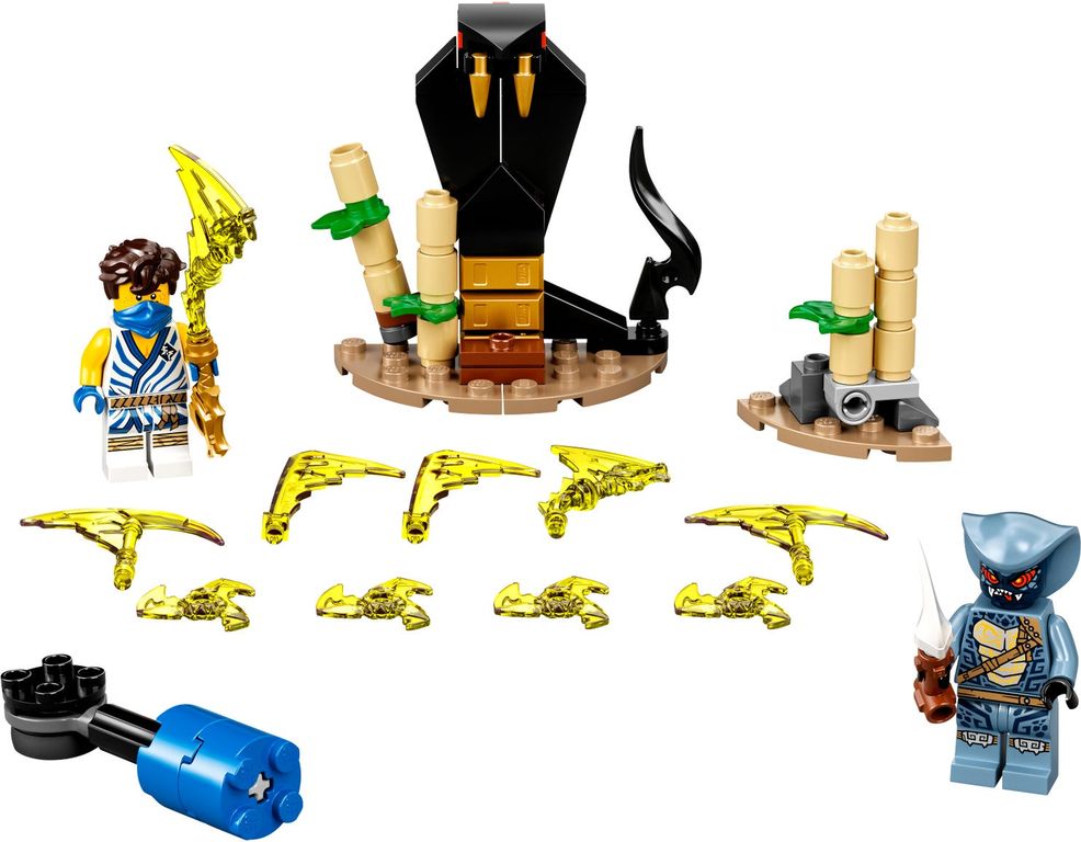 LEGO® Ninjago Battle Set: Jay vs. Serpentine komponenten