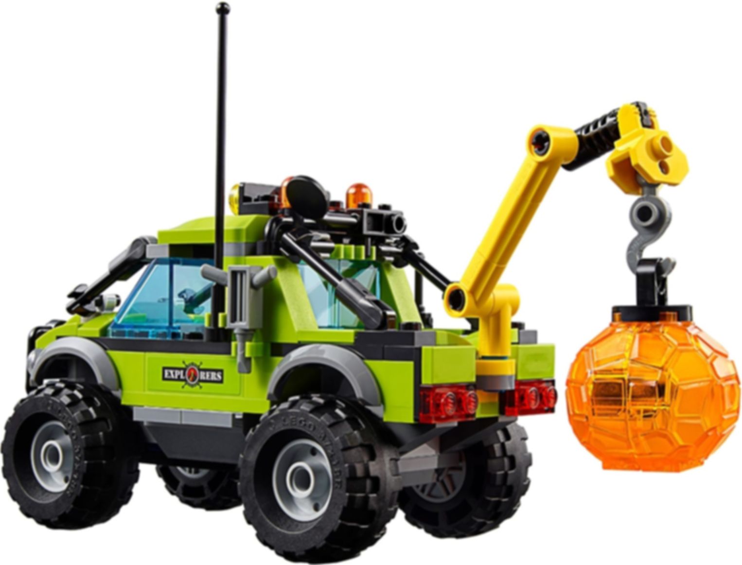LEGO® City Le camion d'exploration du volcan composants