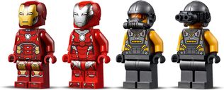 LEGO® Marvel Hulkbuster de Iron Man vs. Agente de A.I.M. minifiguras