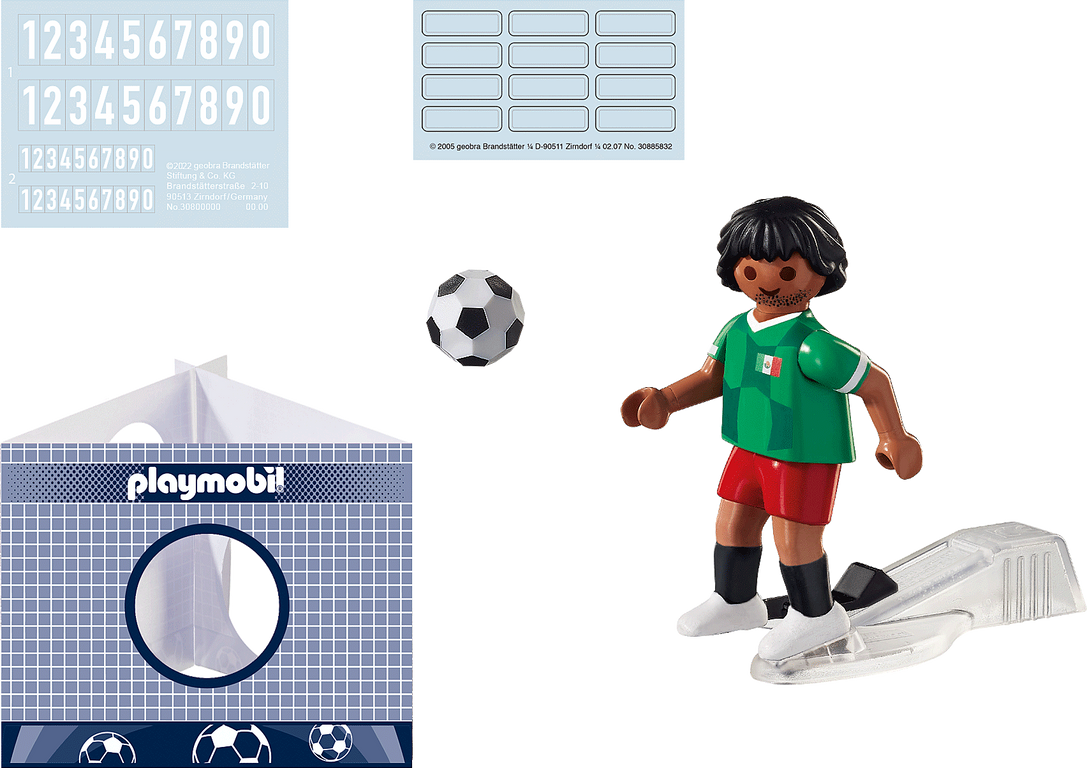 Playmobil® Sports & Action Soccer Player - Mexico components