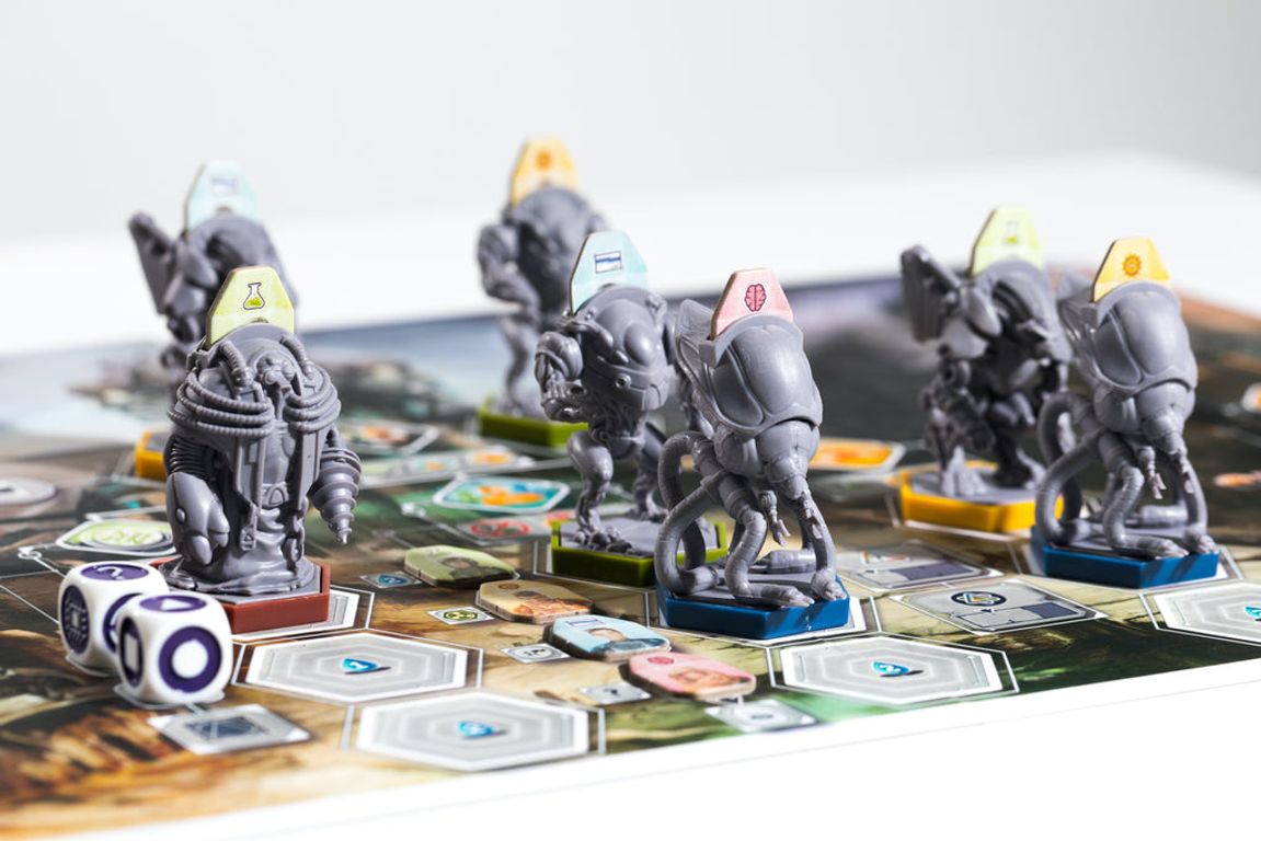 Anachrony: Exosuit Miniatures Set spielablauf