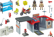 Playmobil® City Action Take Along Fire Station components