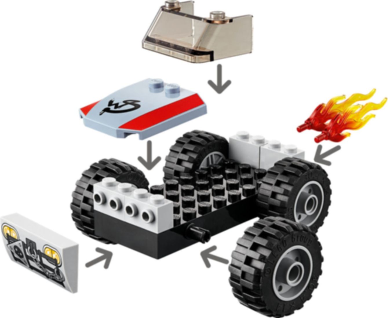 LEGO® Movie Emmet and Benny's ‘Build and Fix' Workshop! components