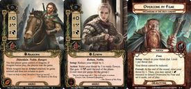 The Lord of the Rings: The Card Game - The Flame of the West cards