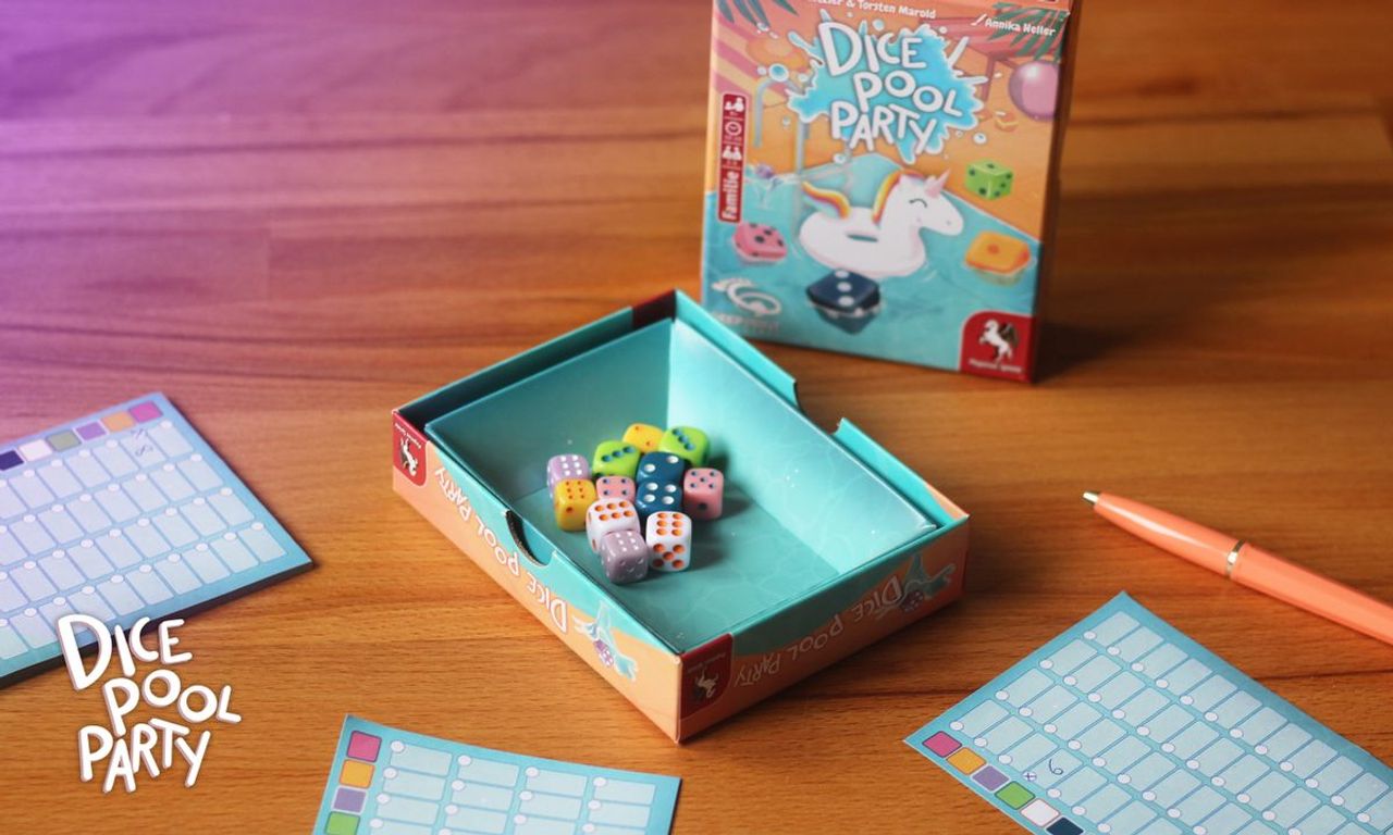 Dice Pool Party components