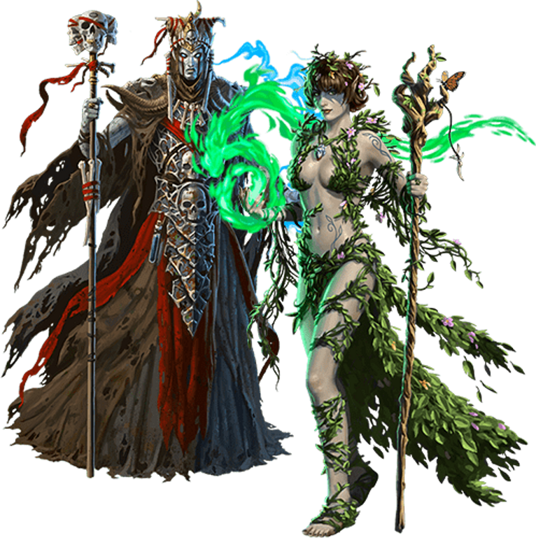 Mage Wars: Druidin vs. Nekromant