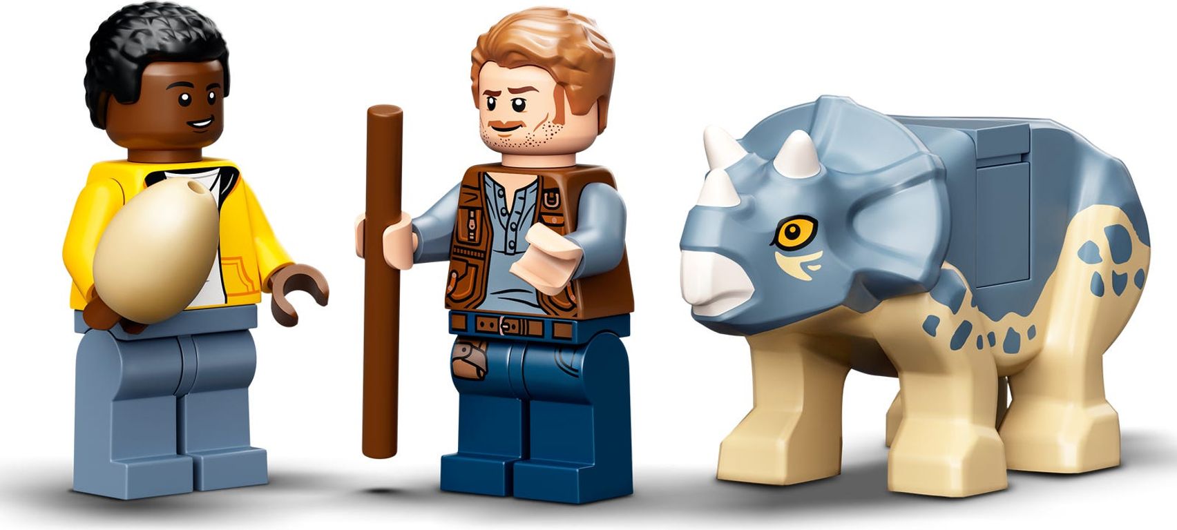 LEGO® Jurassic World T. rex Dinosaur Fossil Exhibition minifigures