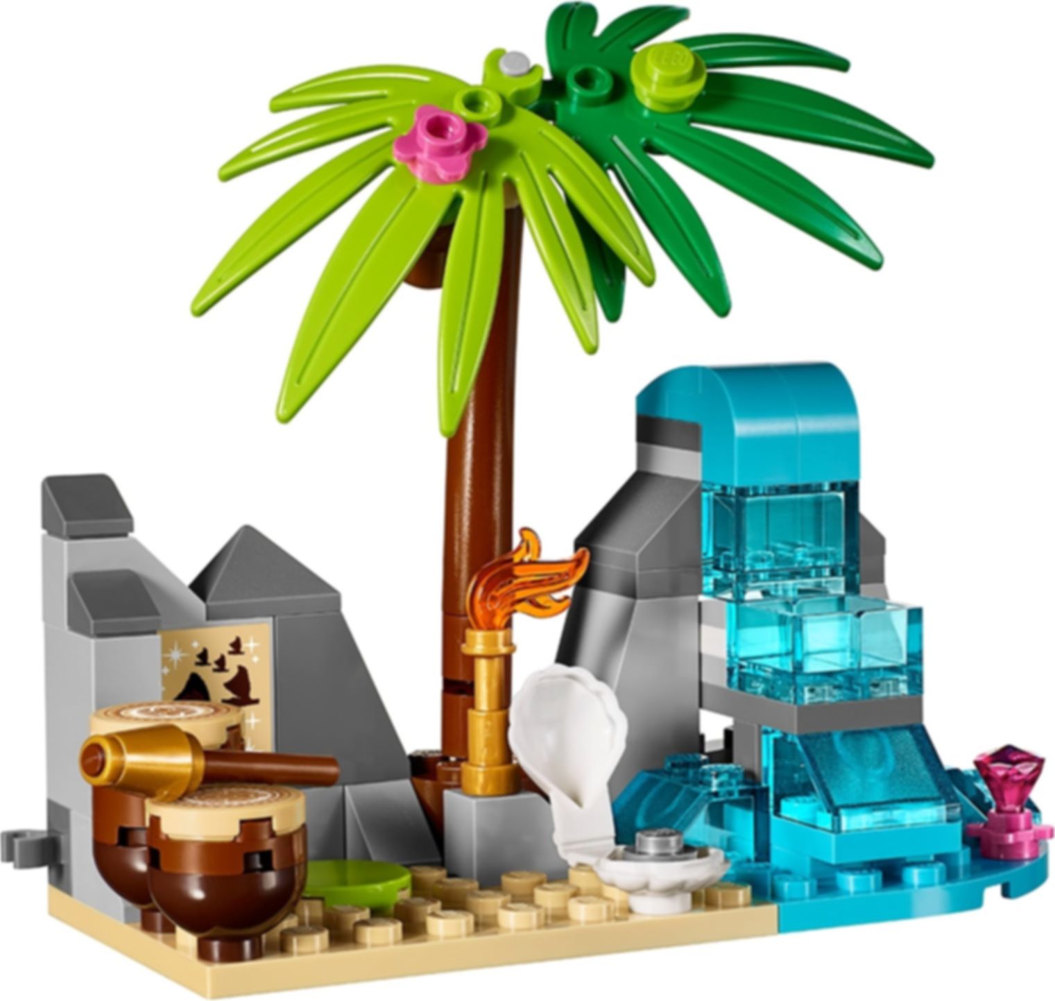 LEGO® Disney Vaiana's Eilandavontuur componenten