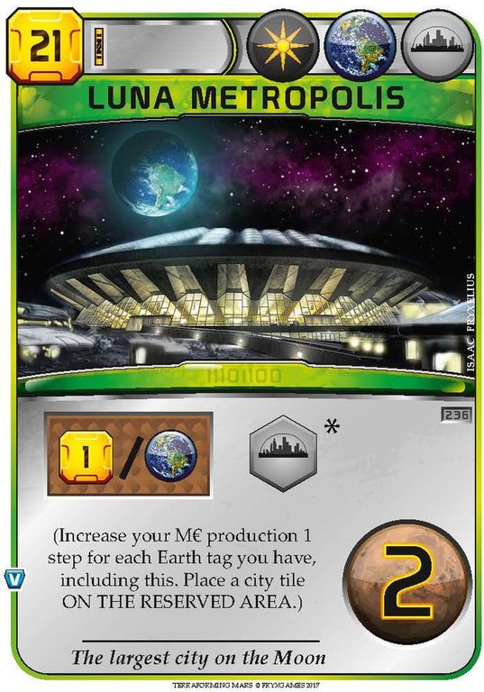 Terraforming Mars: Venus Next carte