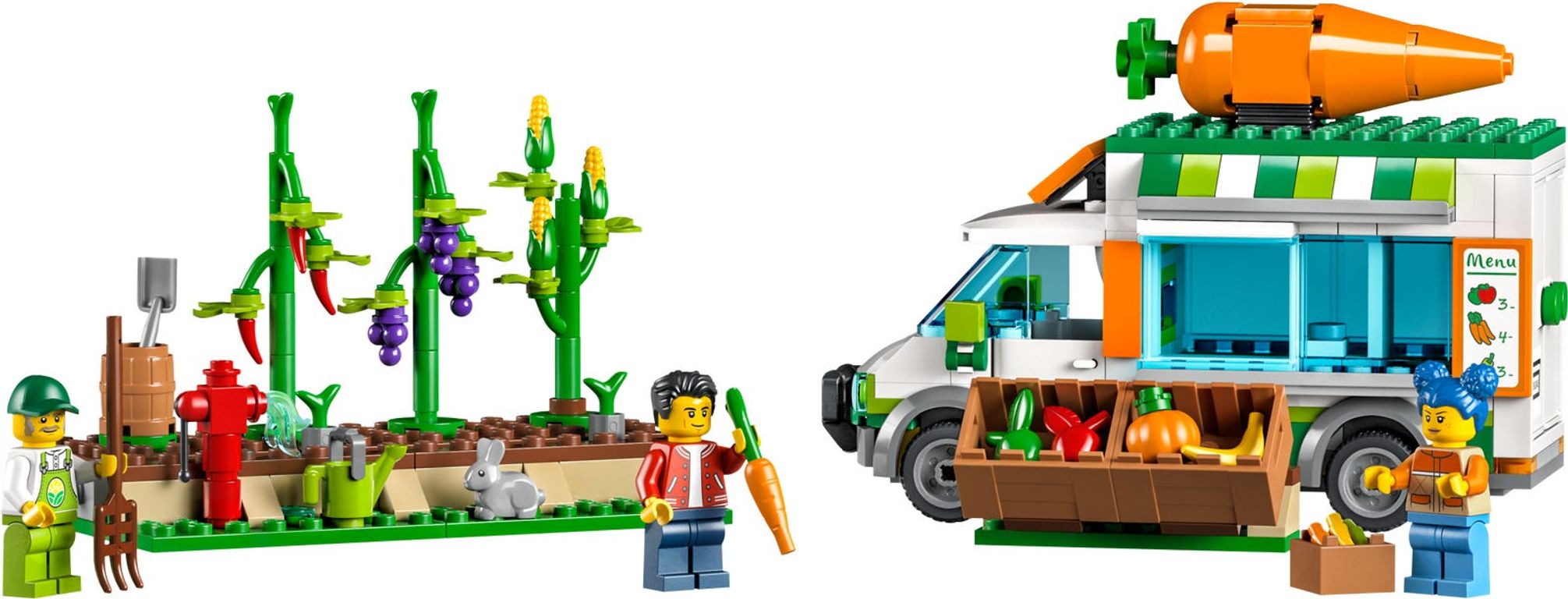 LEGO® City Gemüse-Lieferwagen komponenten