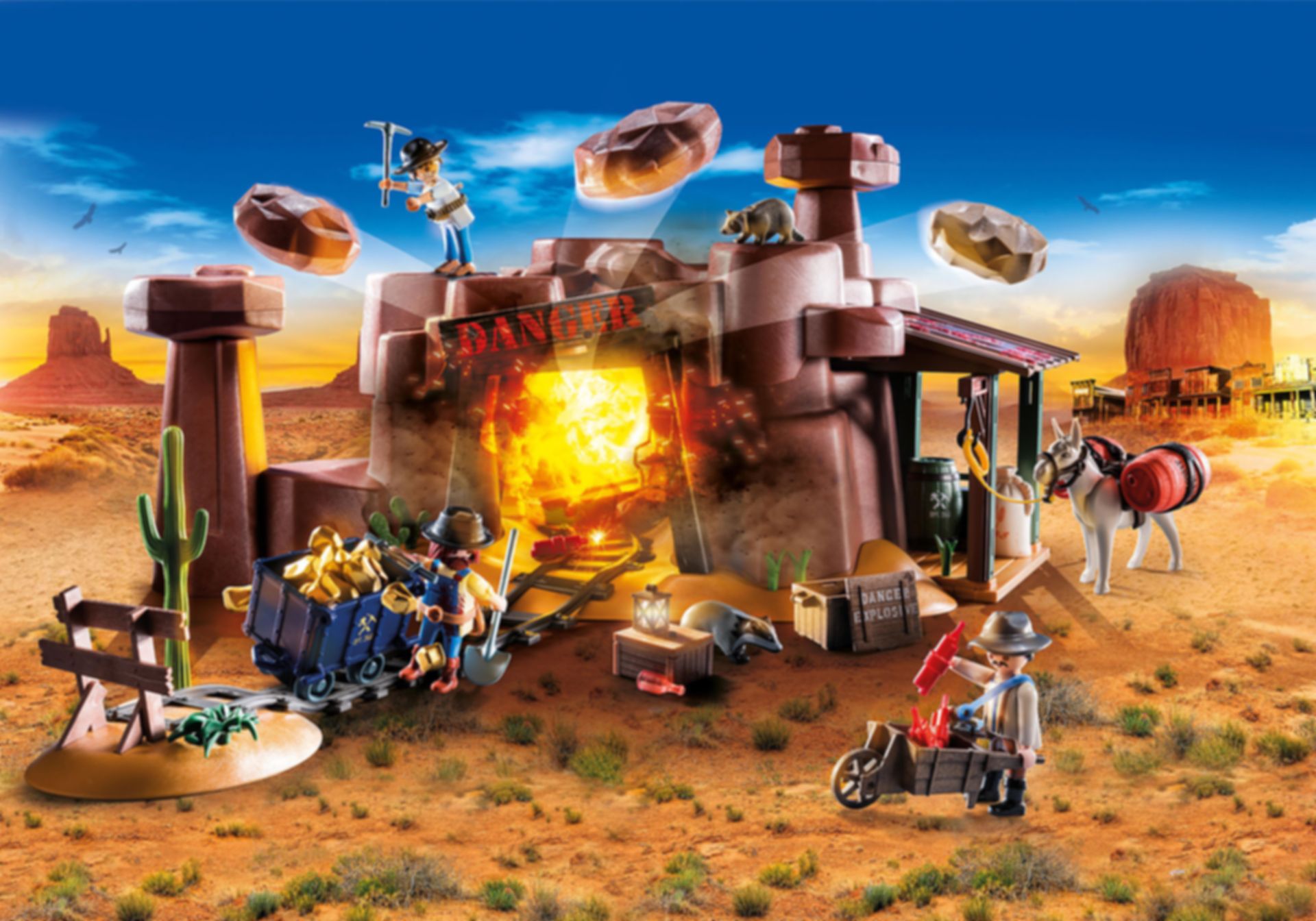 Playmobil® Western Goldmine components