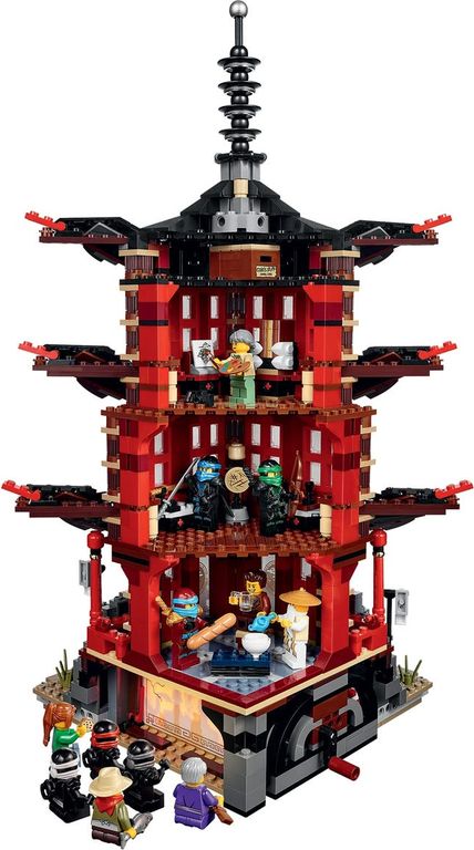 LEGO® Ninjago Le temple de l'Airjitzu composants