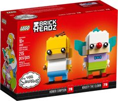 LEGO® BrickHeadz™ Homer Simpson y Krusty el Payaso