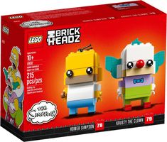 LEGO® BrickHeadz™ Homer Simpson & Krusty de Clown