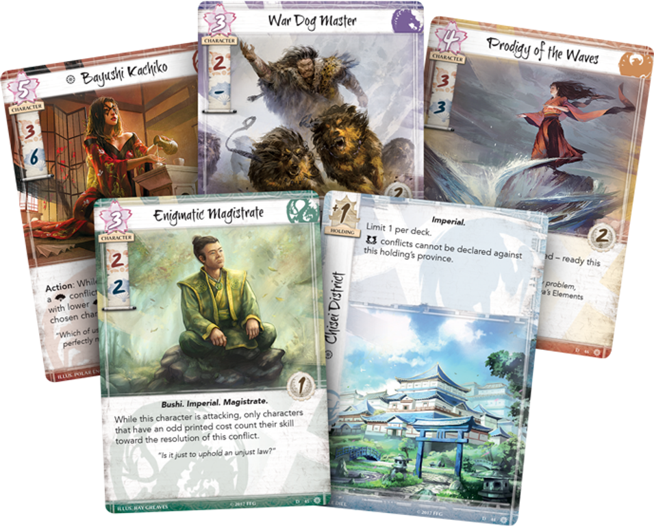 Legend of the Five Rings: The Card Game - Into the Forbidden City cartas