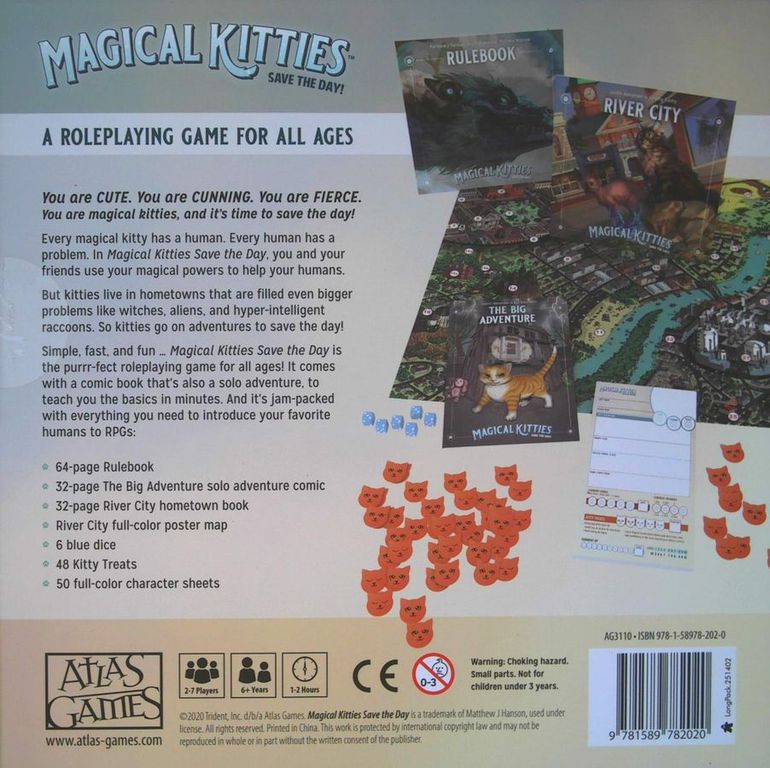 Magical Kitties Save the Day! Boxed Set parte posterior de la caja