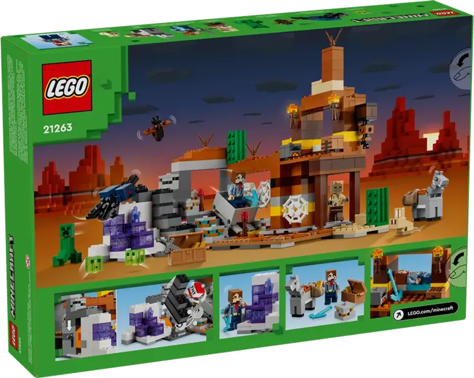 LEGO® Minecraft La miniera delle Badlands torna a scatola