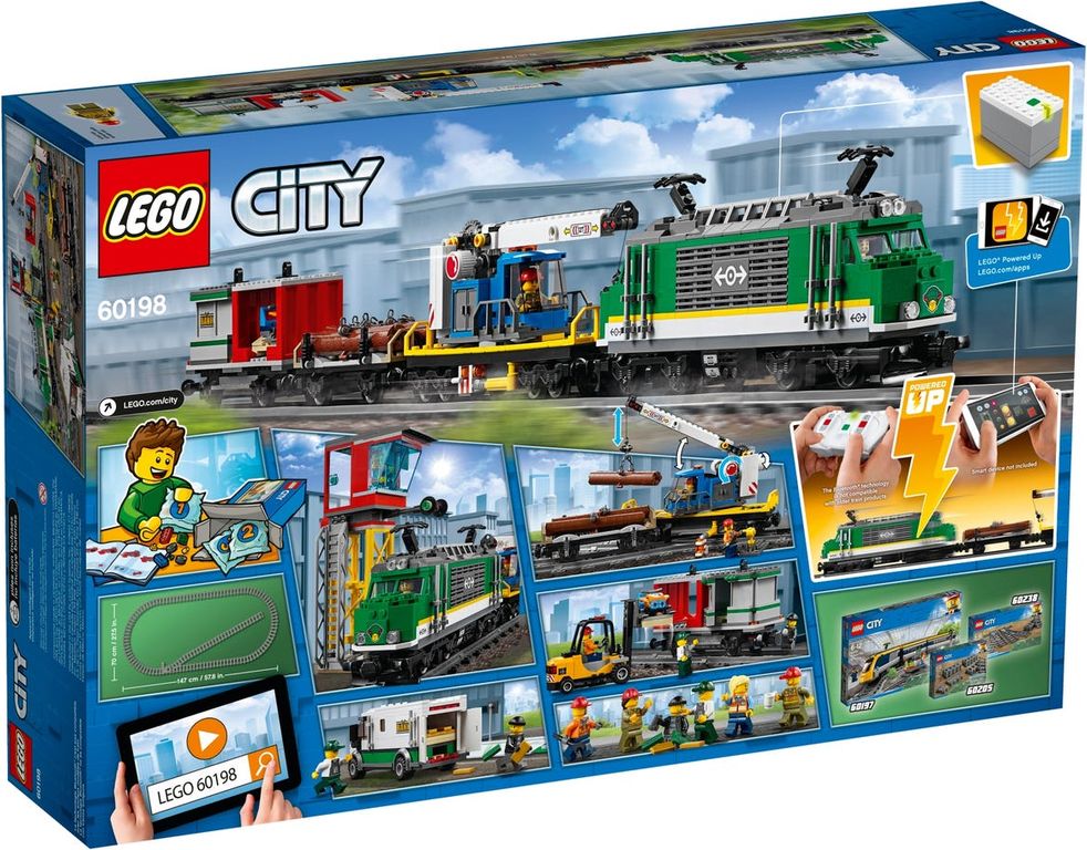 LEGO® City Vrachttrein achterkant van de doos