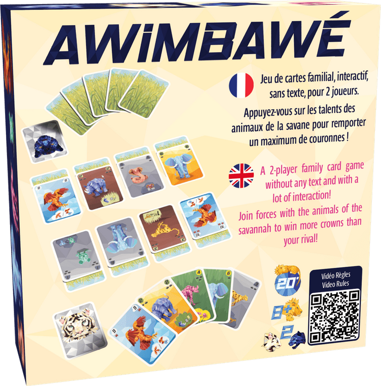 Awimbawé achterkant van de doos