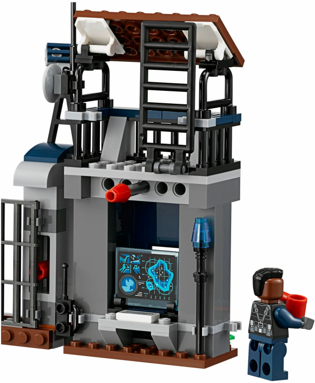 LEGO® Jurassic World Aanval op de uitkijktoren van Dilophosaurus achterkant